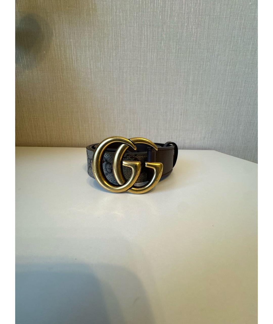 GUCCI Коричневый кожаный ремень, фото 4