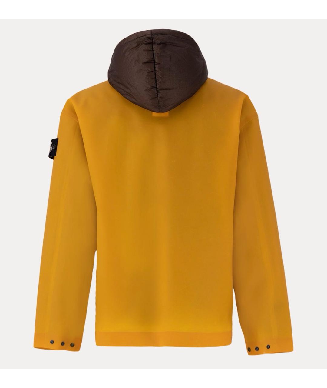 STONE ISLAND Оранжевый пуховик, фото 2