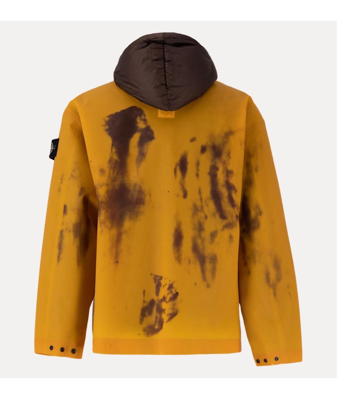 STONE ISLAND Оранжевый пуховик, фото 8