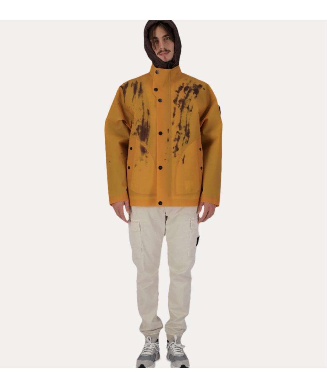 STONE ISLAND Оранжевый пуховик, фото 6