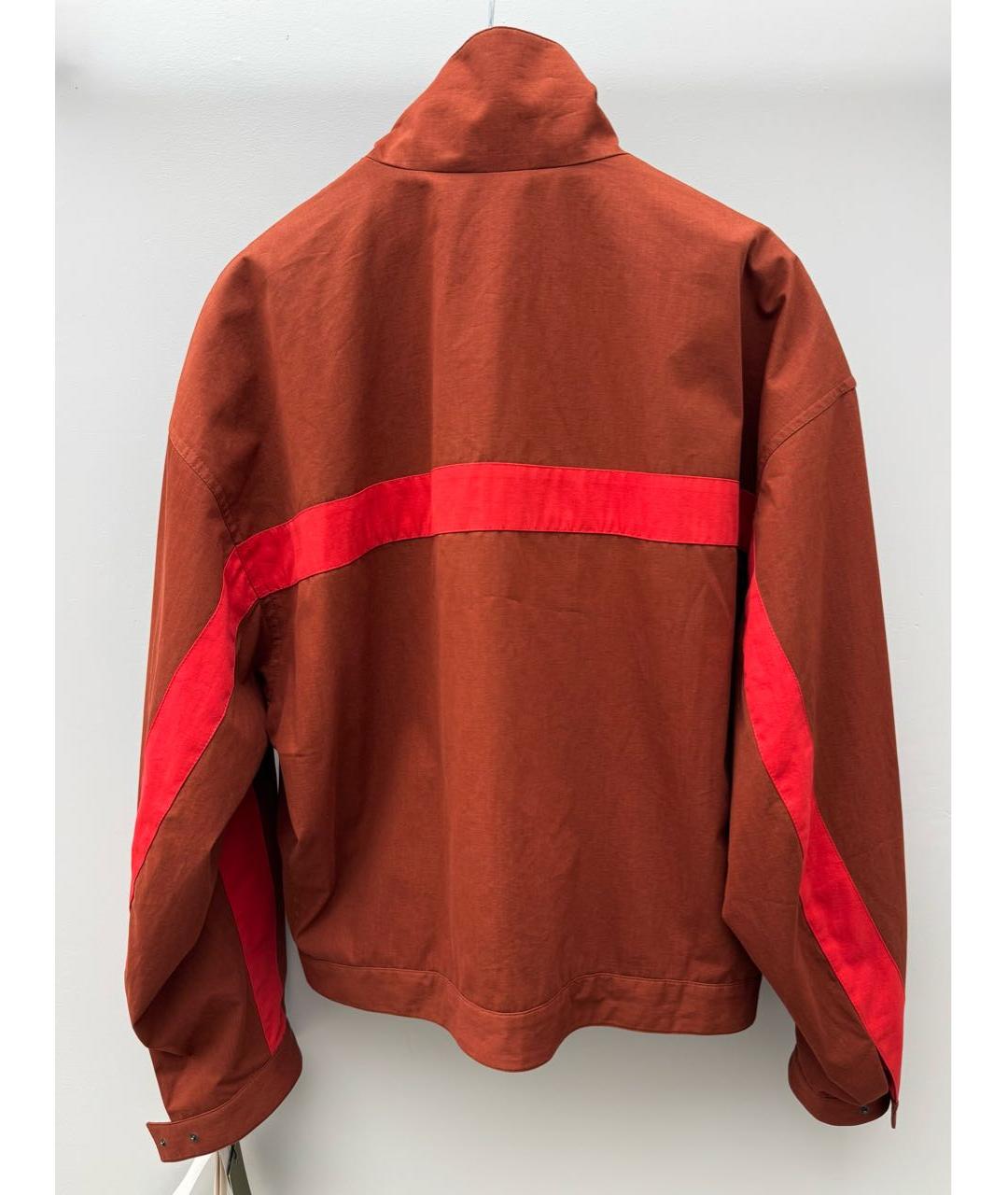SAINT LAURENT Бордовая хлопковая куртка, фото 2