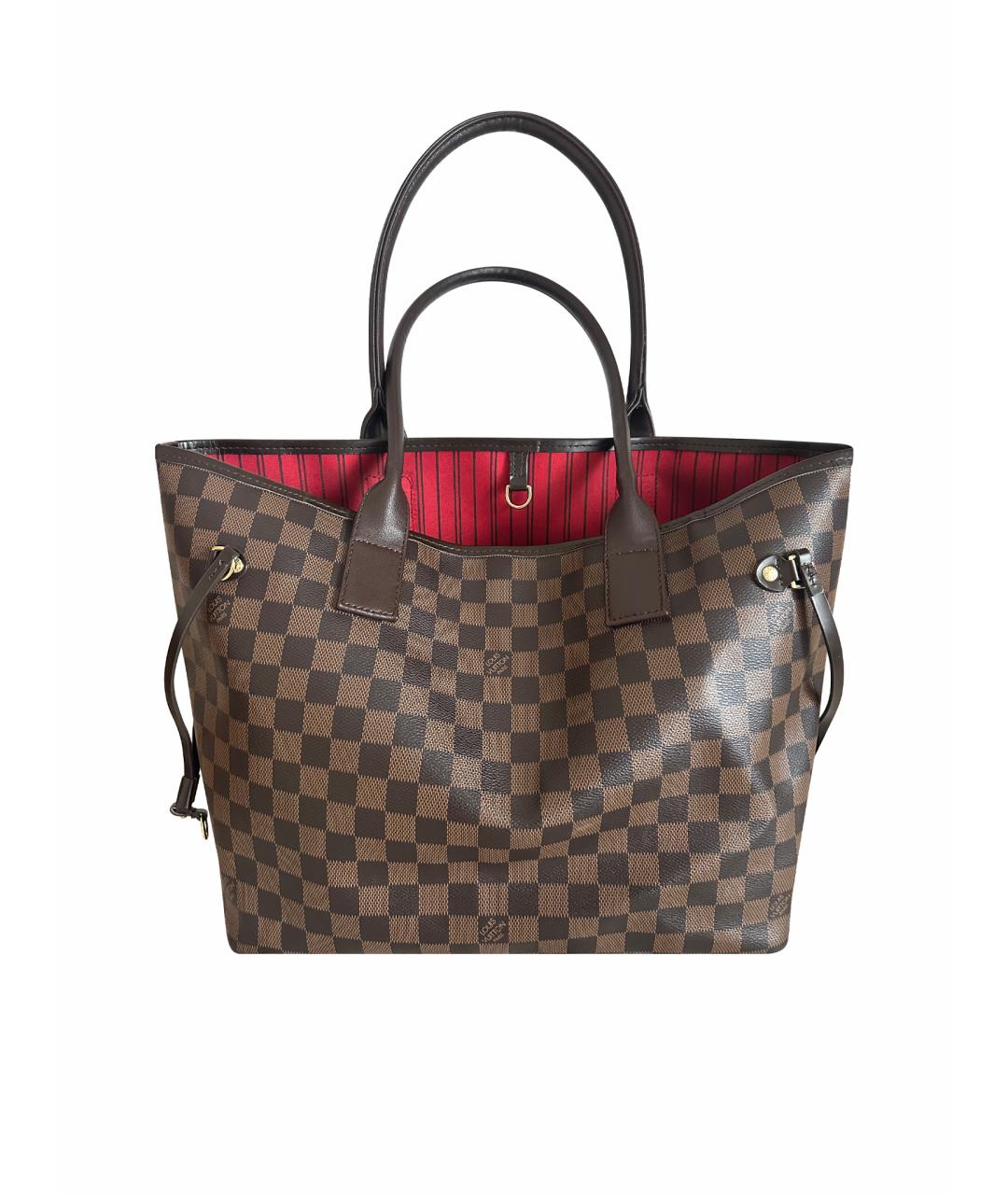LOUIS VUITTON Коричневая сумка через плечо из канвы, фото 1