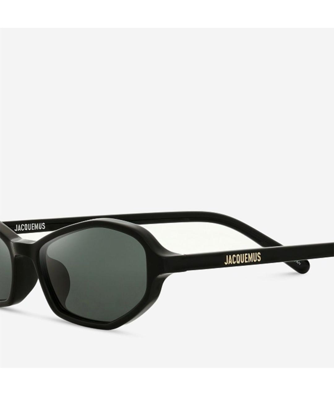 JACQUEMUS Черные пластиковые солнцезащитные очки, фото 2