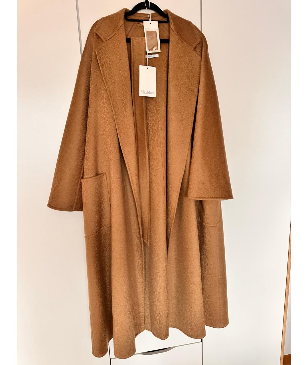 MAX MARA Бежевое кашемировое пальто, фото 10
