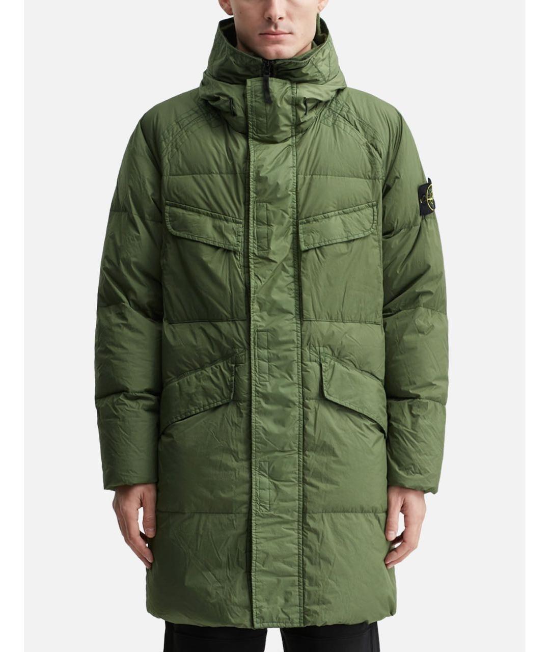 STONE ISLAND Зеленая парка, фото 7
