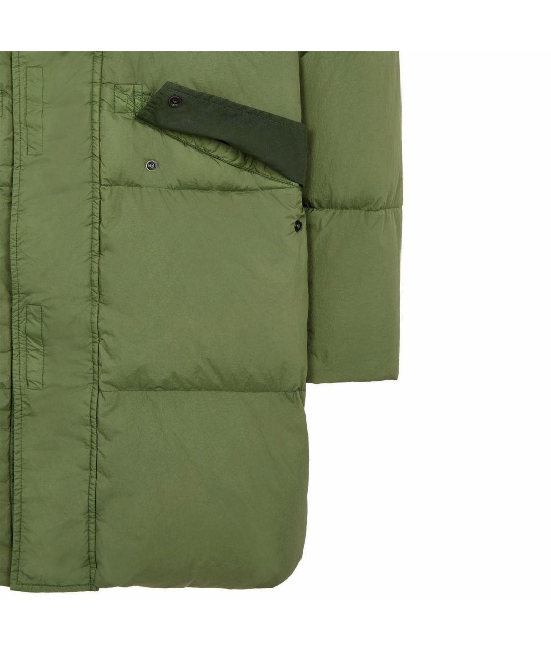 STONE ISLAND Зеленая парка, фото 4