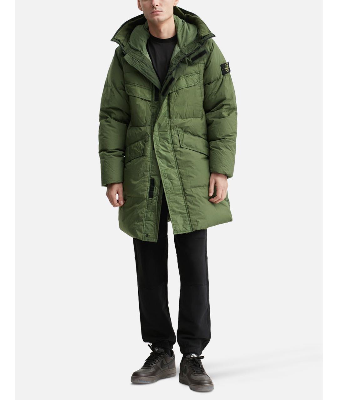 STONE ISLAND Зеленая парка, фото 8
