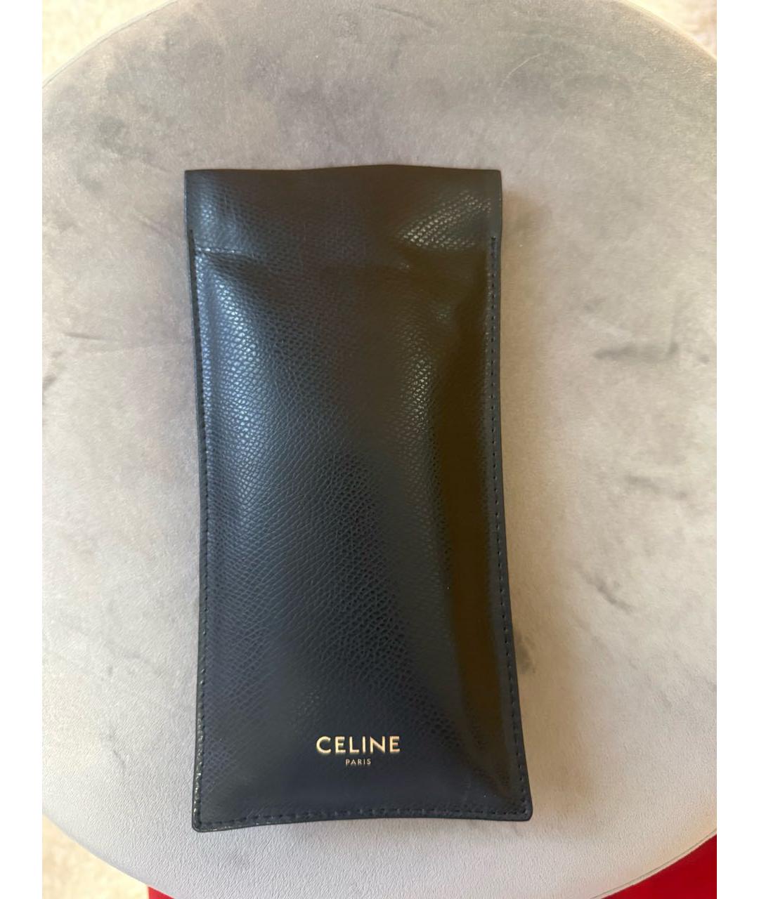 CELINE Розовые пластиковые солнцезащитные очки, фото 4