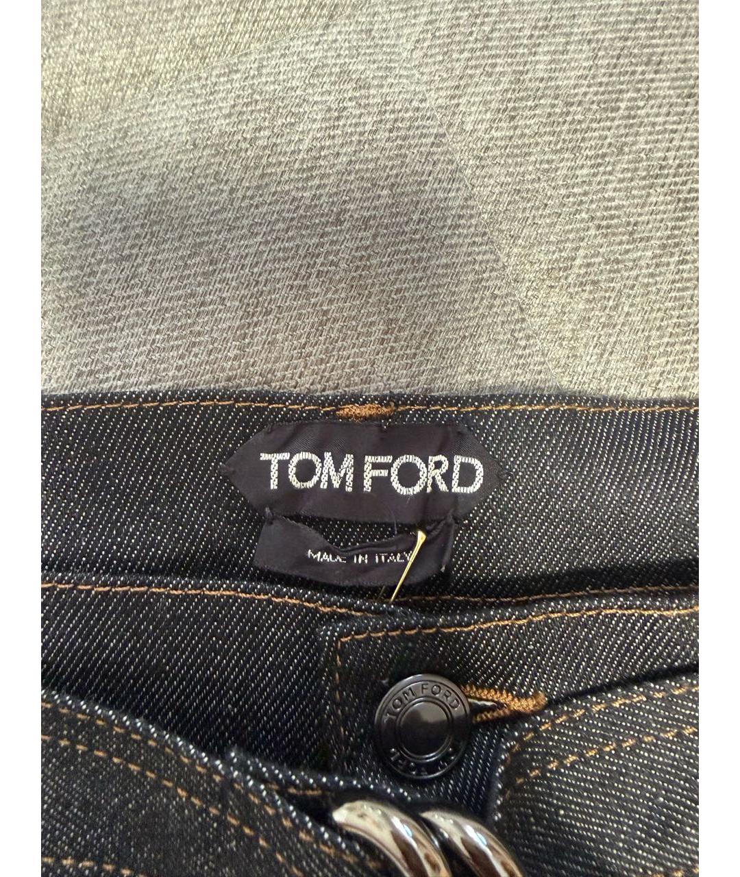 TOM FORD Черные хлопковые шорты, фото 3