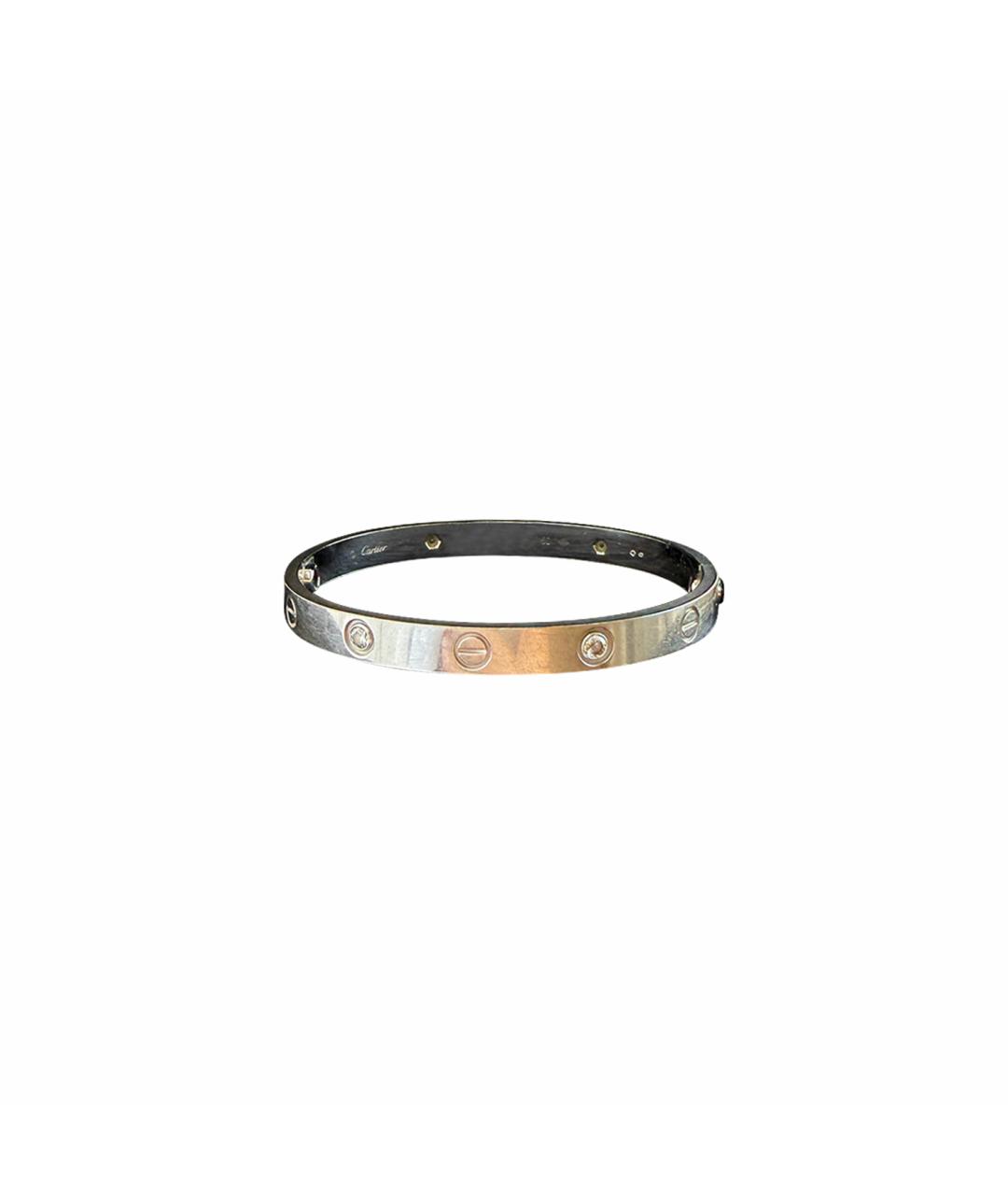 CARTIER Серый браслет из белого золота, фото 1