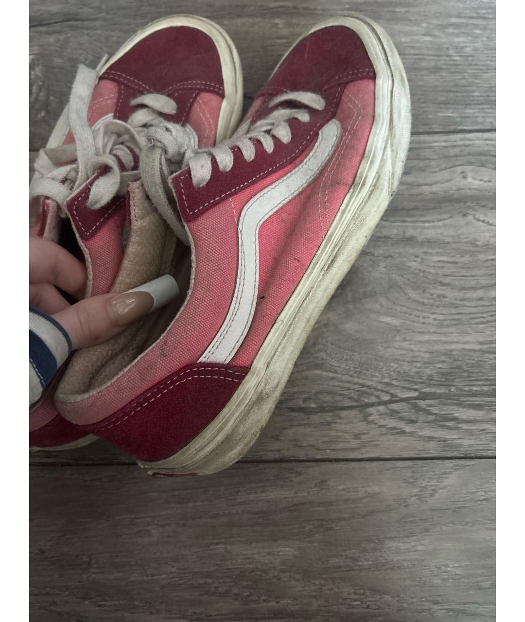 VANS Розовые замшевые кеды, фото 6