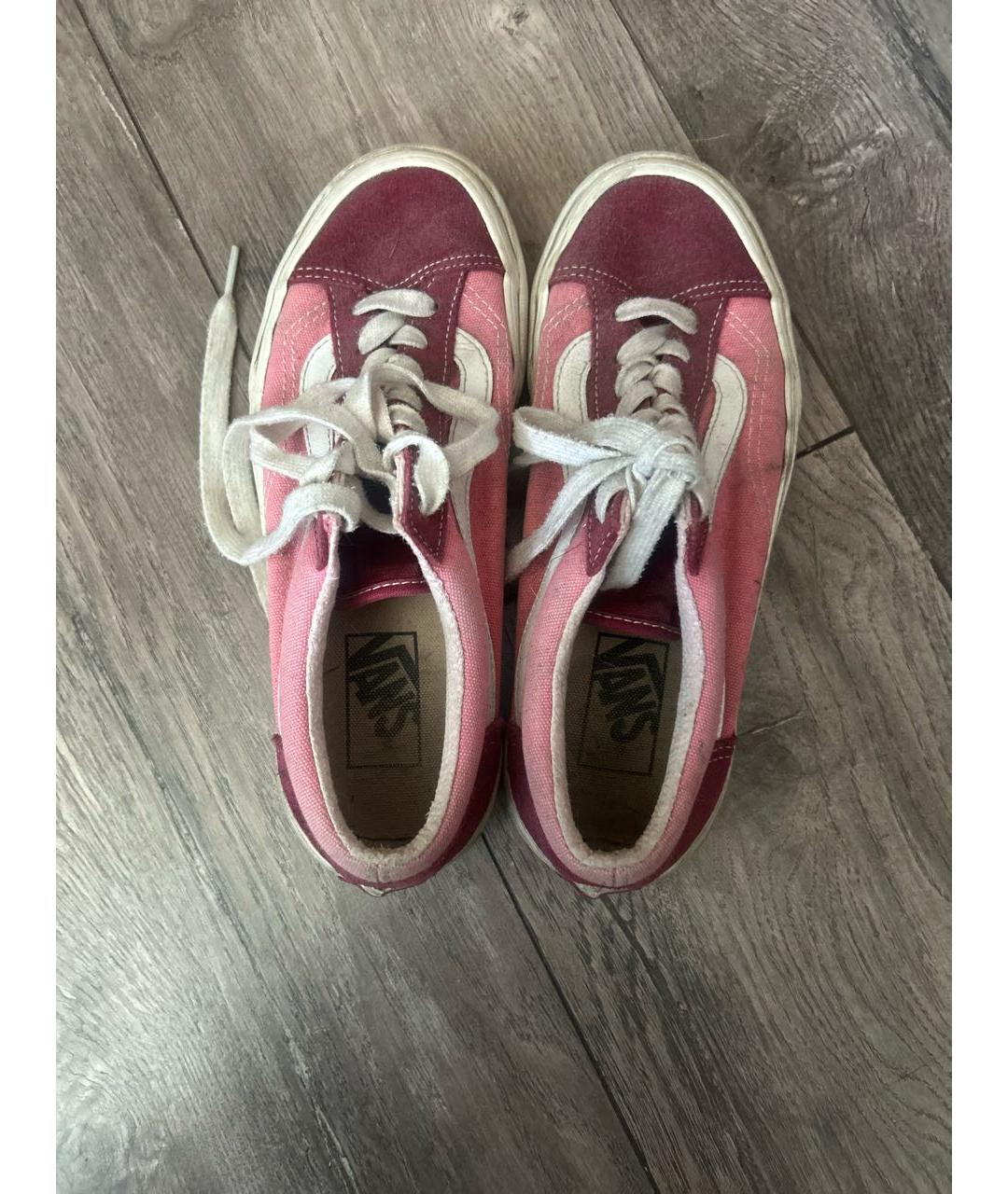 VANS Розовые замшевые кеды, фото 3