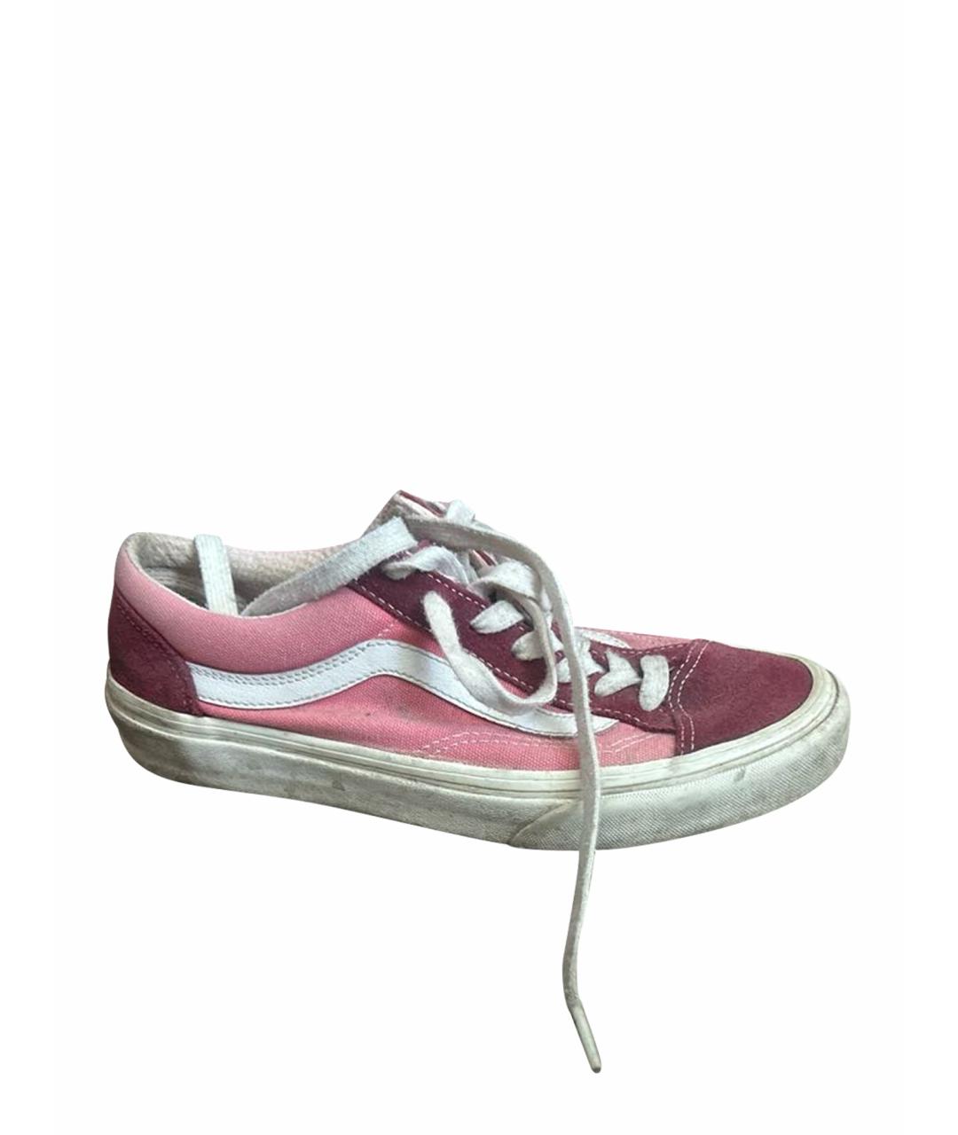 VANS Розовые замшевые кеды, фото 8
