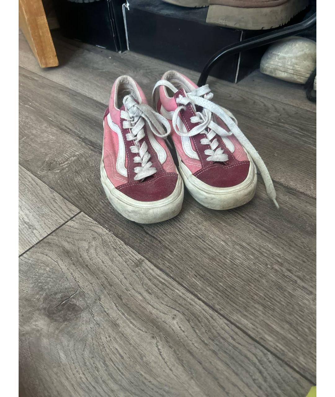 VANS Розовые замшевые кеды, фото 2