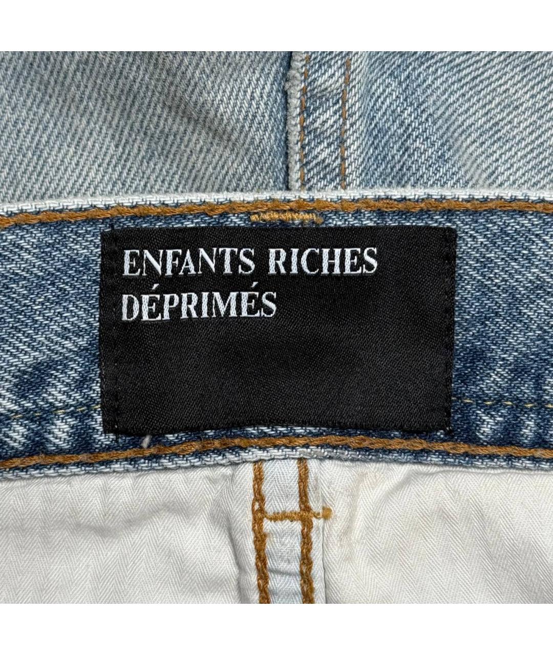 Enfants Riches Déprimés Голубые хлопковые прямые джинсы, фото 9
