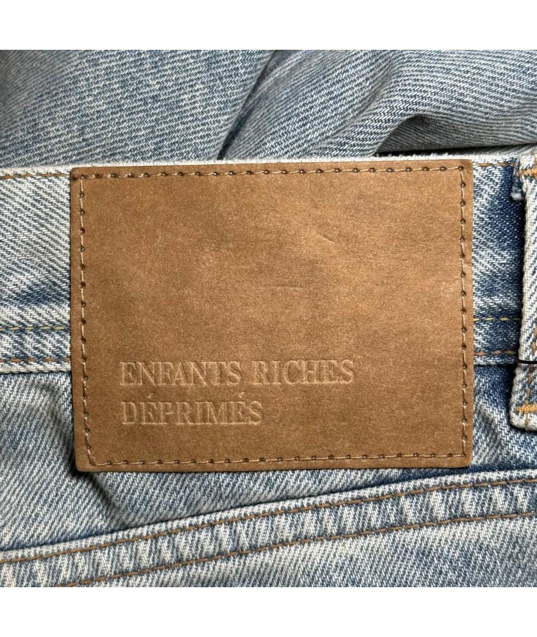 Enfants Riches Déprimés Голубые хлопковые прямые джинсы, фото 8