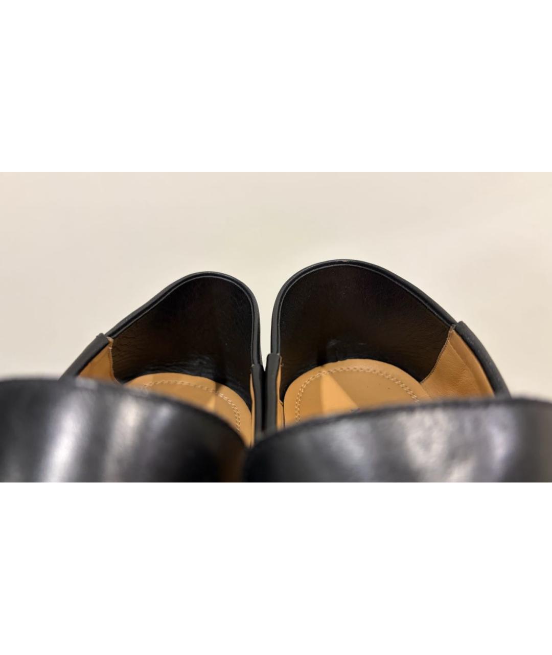 MAISON MARGIELA Черные кожаные лоферы, фото 5
