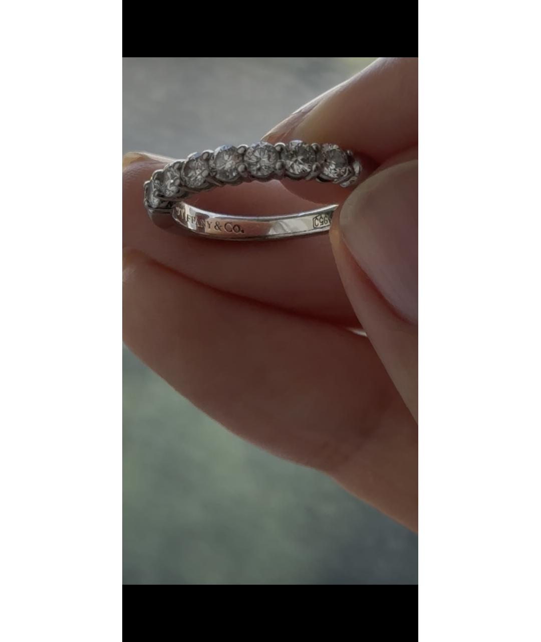 TIFFANY&CO Серое платиновое кольцо, фото 3