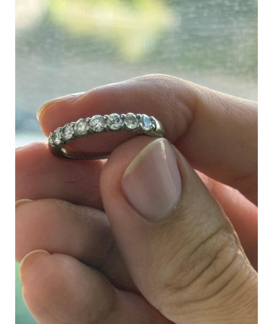 TIFFANY&CO Серое платиновое кольцо, фото 5