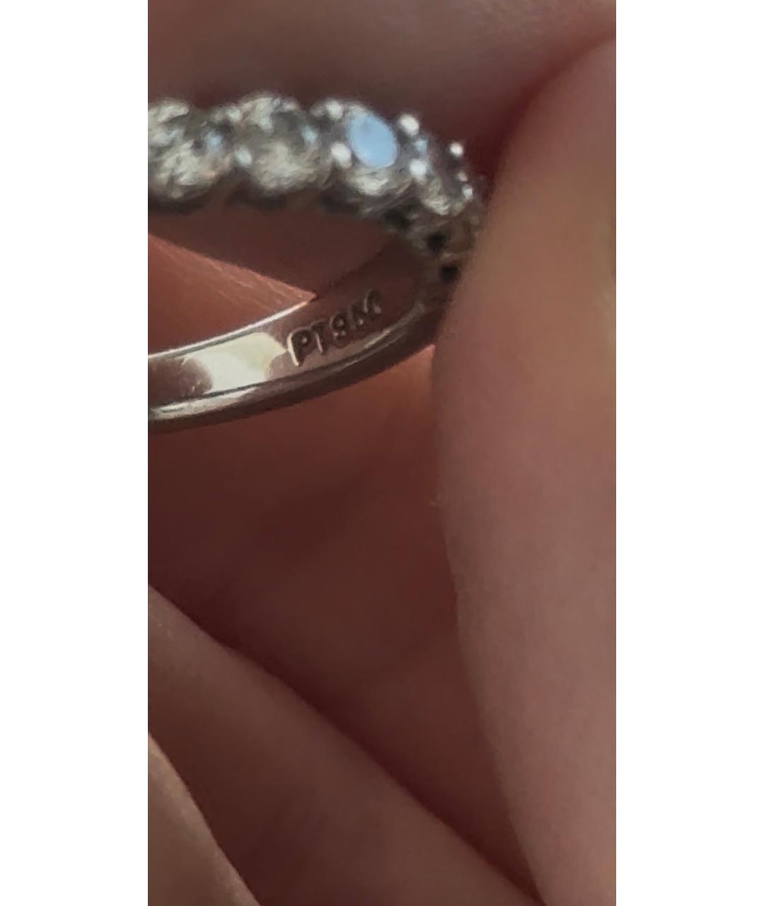 TIFFANY&CO Серое платиновое кольцо, фото 4
