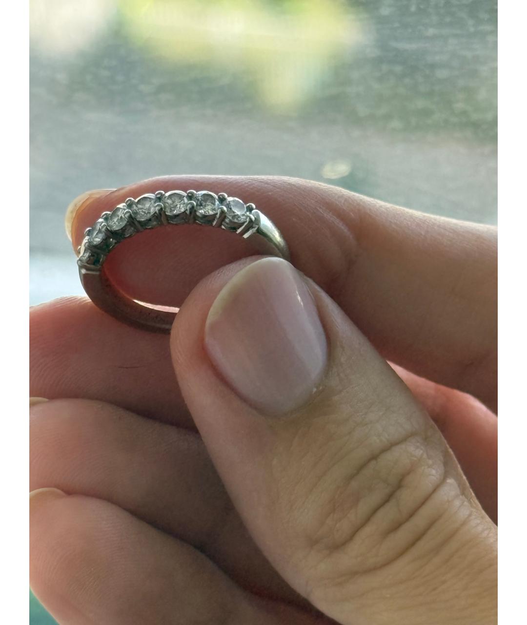 TIFFANY&CO Серое платиновое кольцо, фото 2