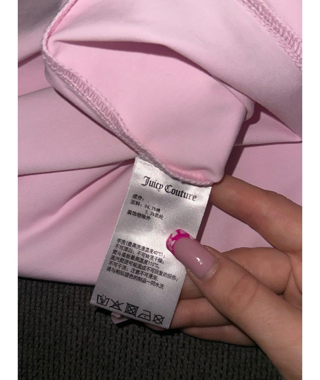 JUICY COUTURE Розовая футболка, фото 7