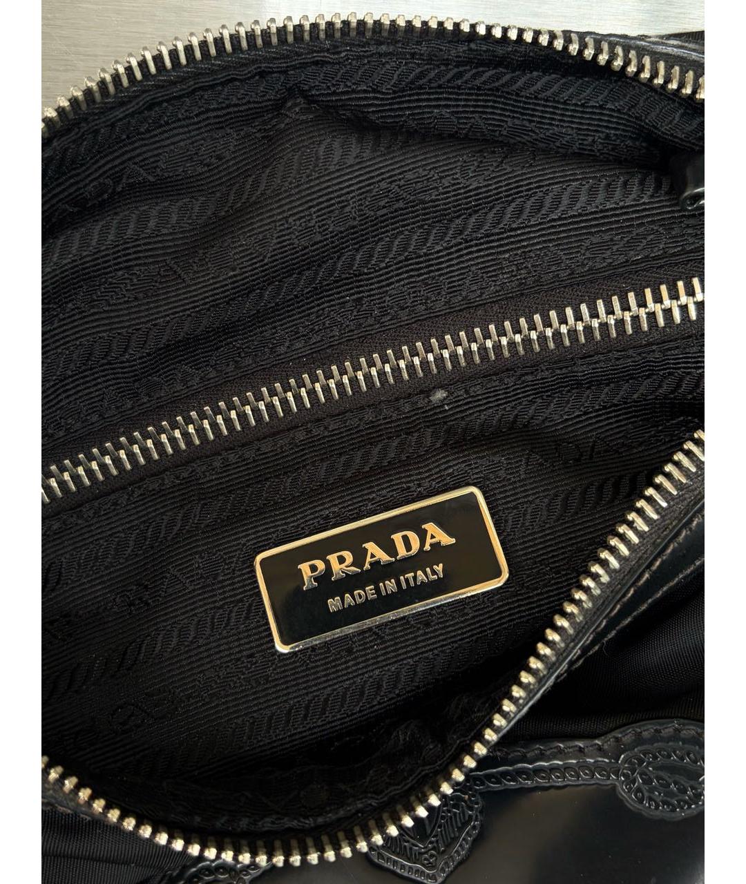PRADA Черная сумка через плечо, фото 8