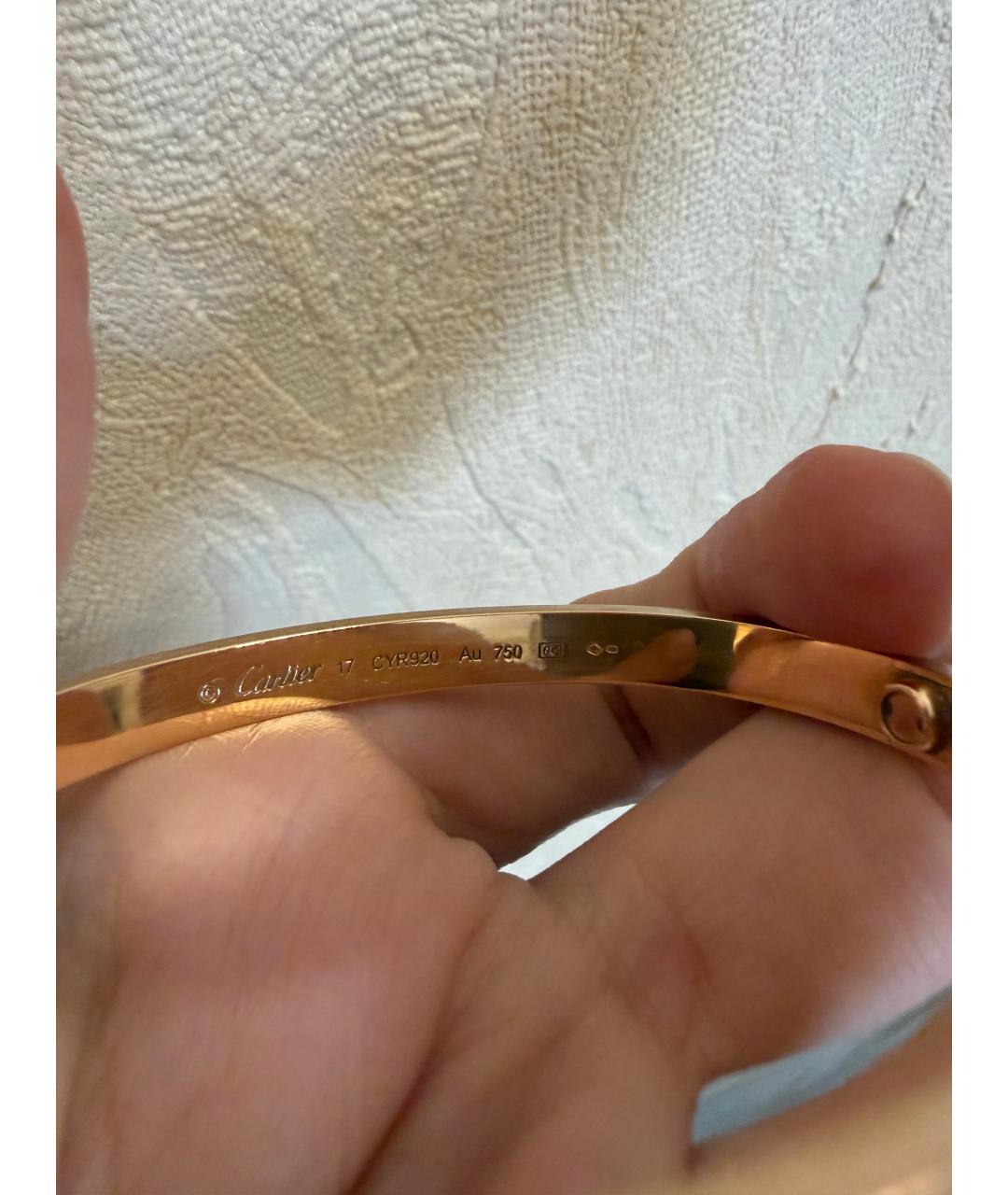 CARTIER Желтый браслет из желтого золота, фото 5