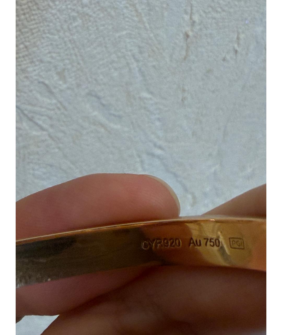 CARTIER Желтый браслет из желтого золота, фото 4