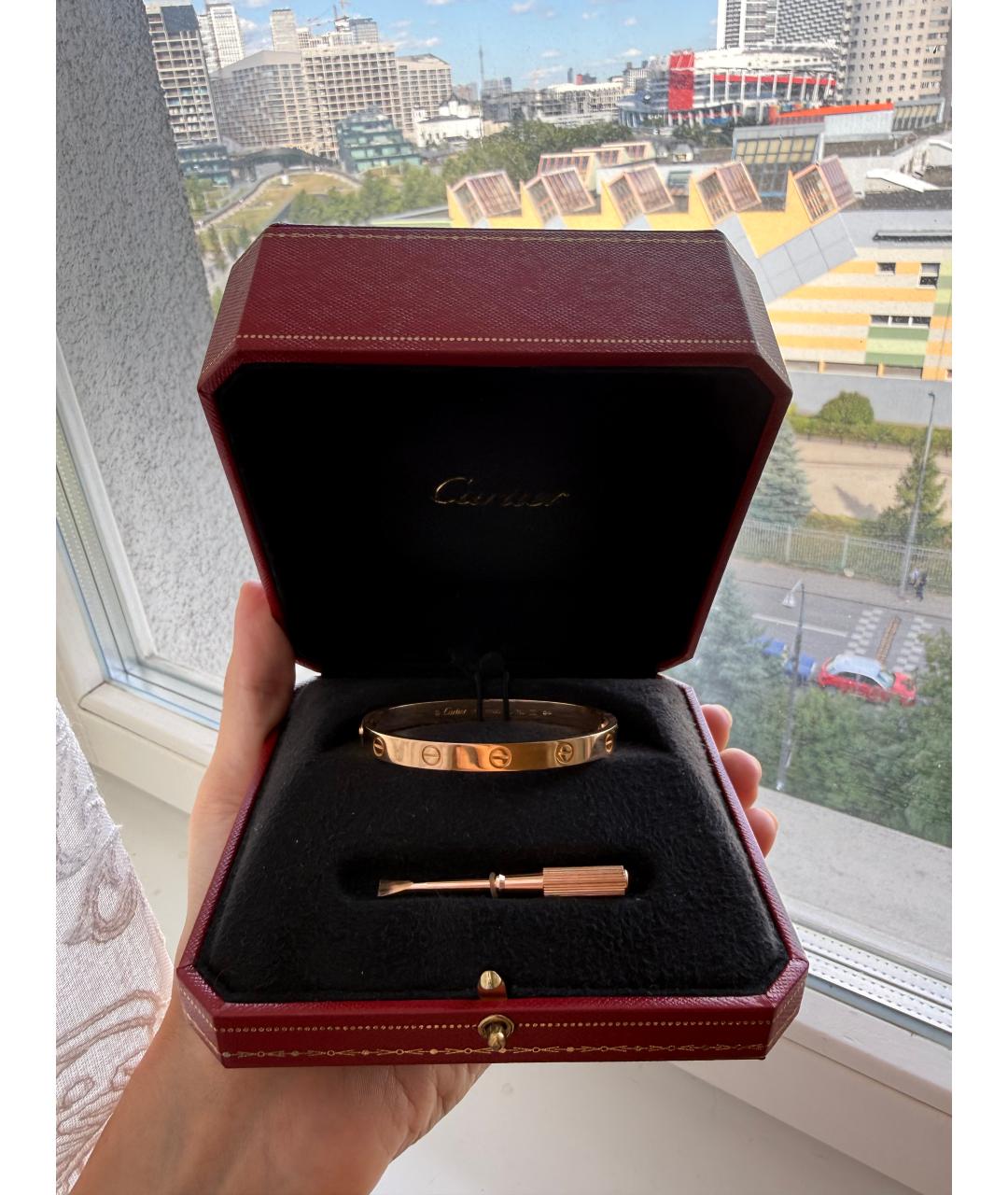 CARTIER Желтый браслет из желтого золота, фото 3