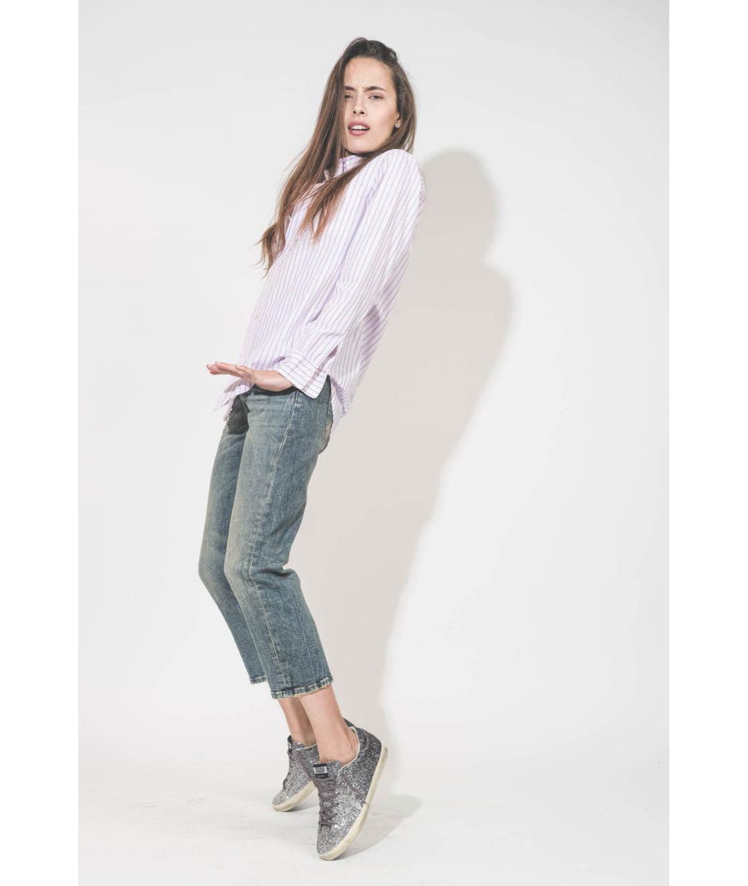 GOLDEN GOOSE Серебряные кеды, фото 5