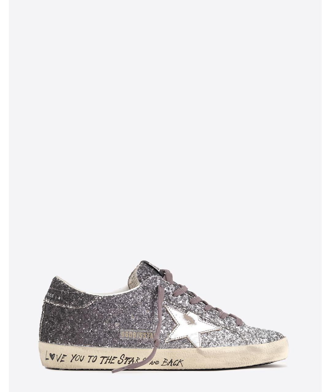 GOLDEN GOOSE Серебряные кеды, фото 6