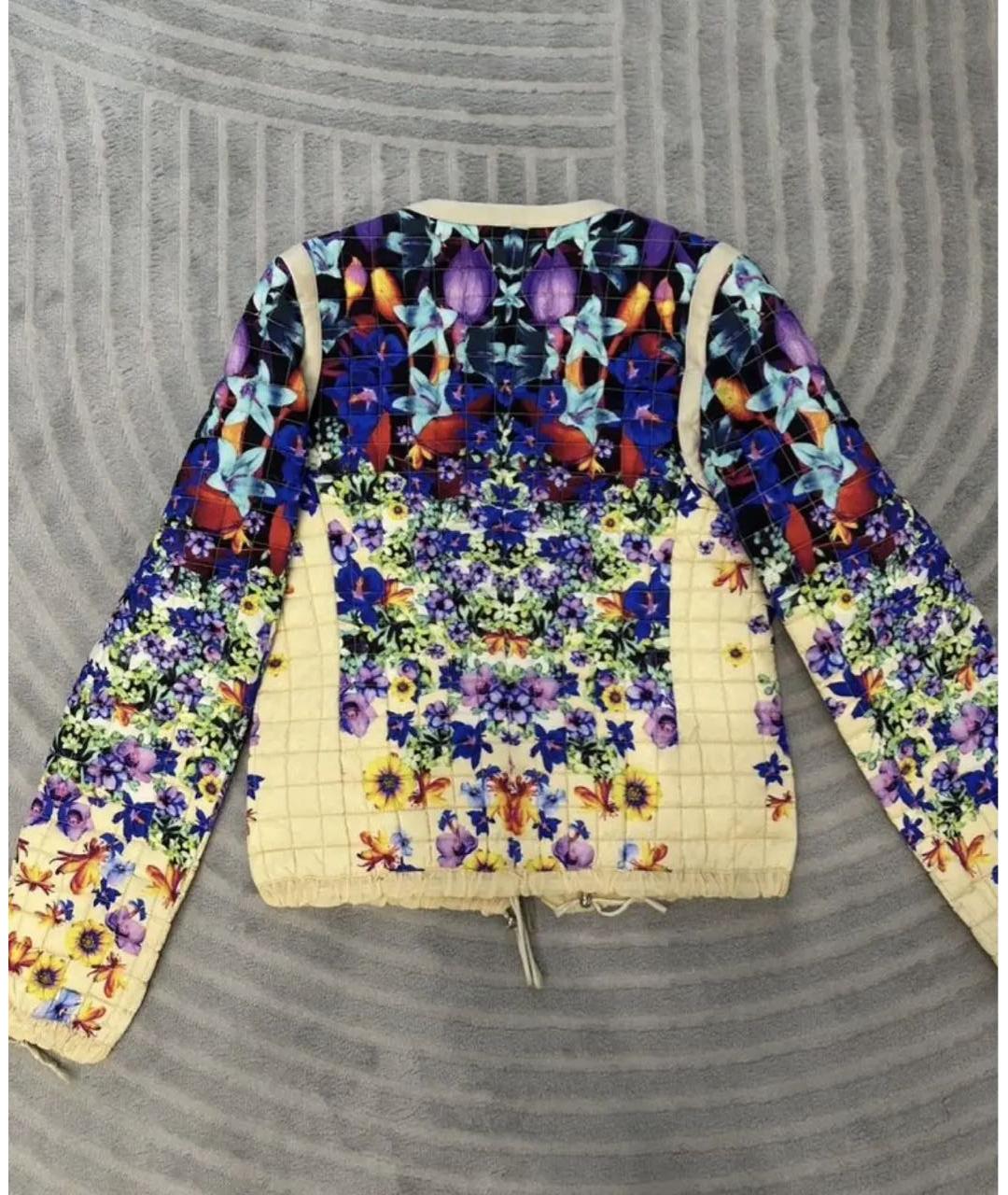 ROBERTO CAVALLI Бежевая полиамидовая куртка, фото 2