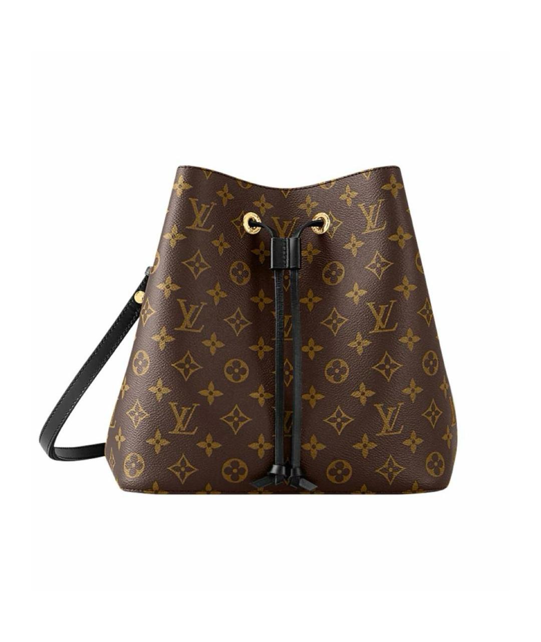 LOUIS VUITTON Коричневая сумка через плечо из канвы, фото 7