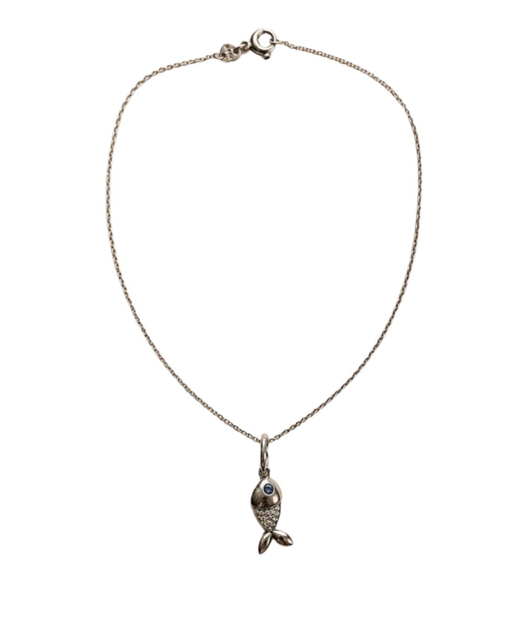 CHOPARD Белое колье из белого золота, фото 1