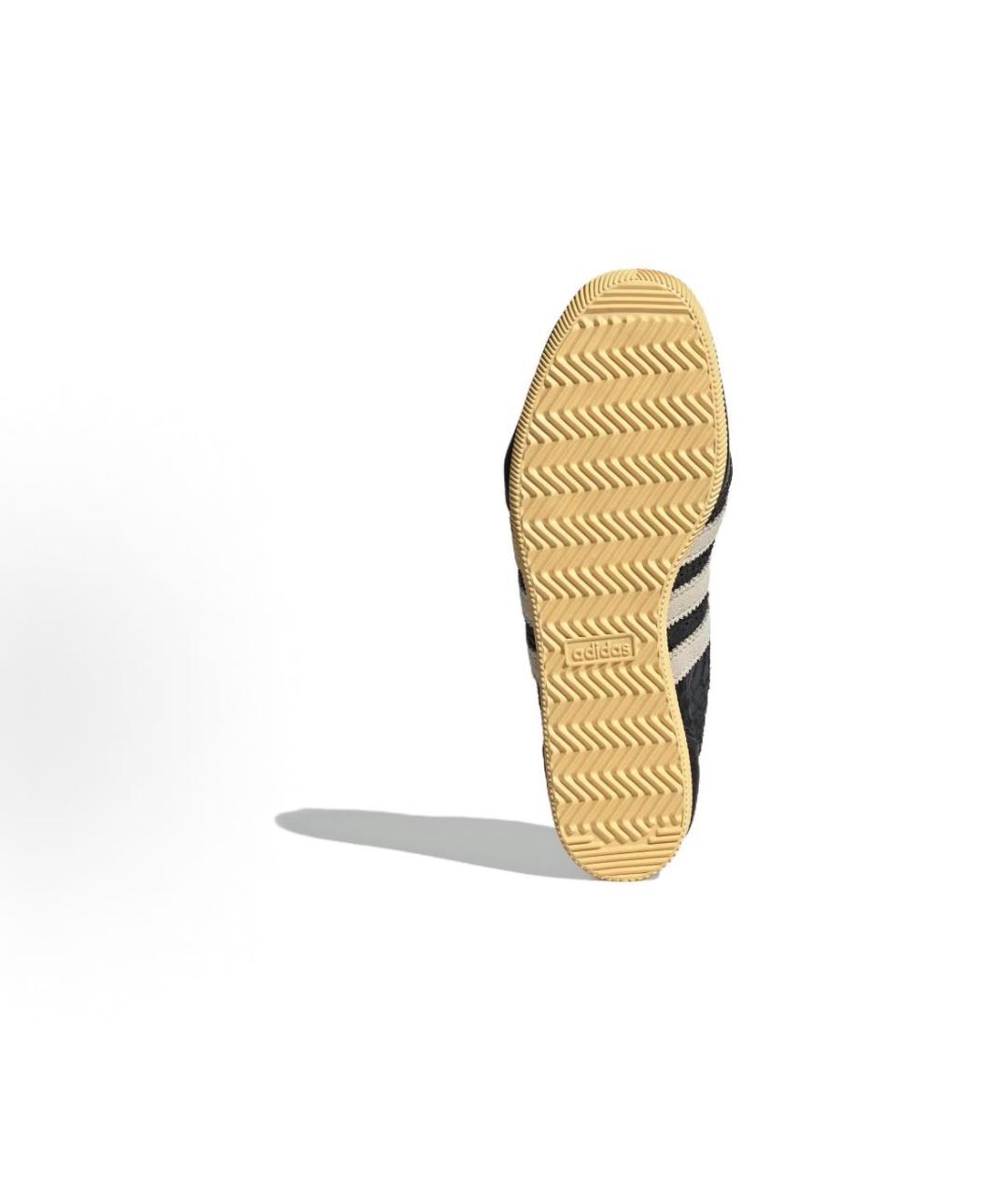 ADIDAS Черные кожаные кроссовки, фото 5