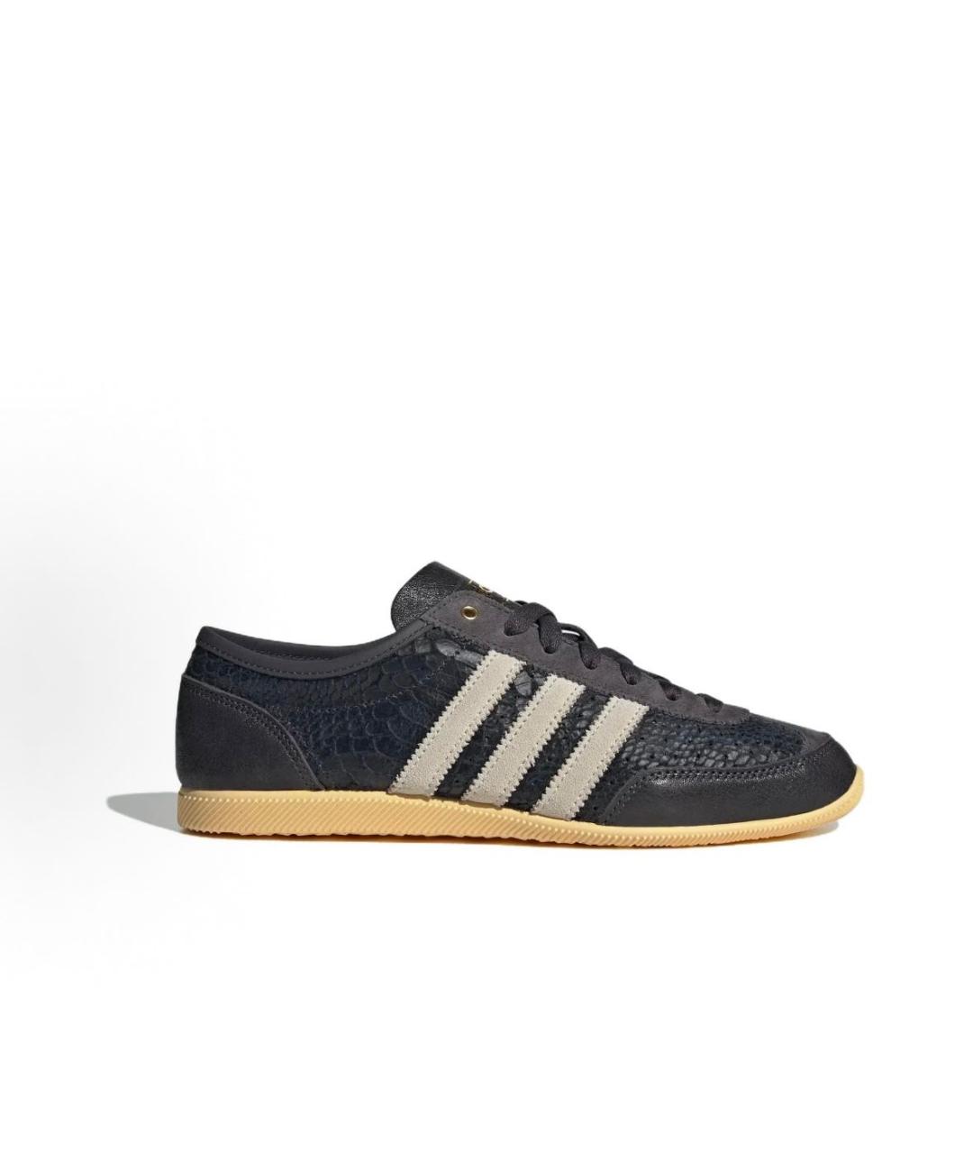 ADIDAS Черные кожаные кроссовки, фото 6