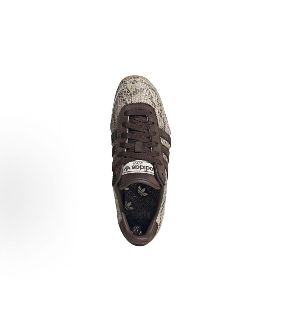 ADIDAS Бежевые кожаные кроссовки, фото 3