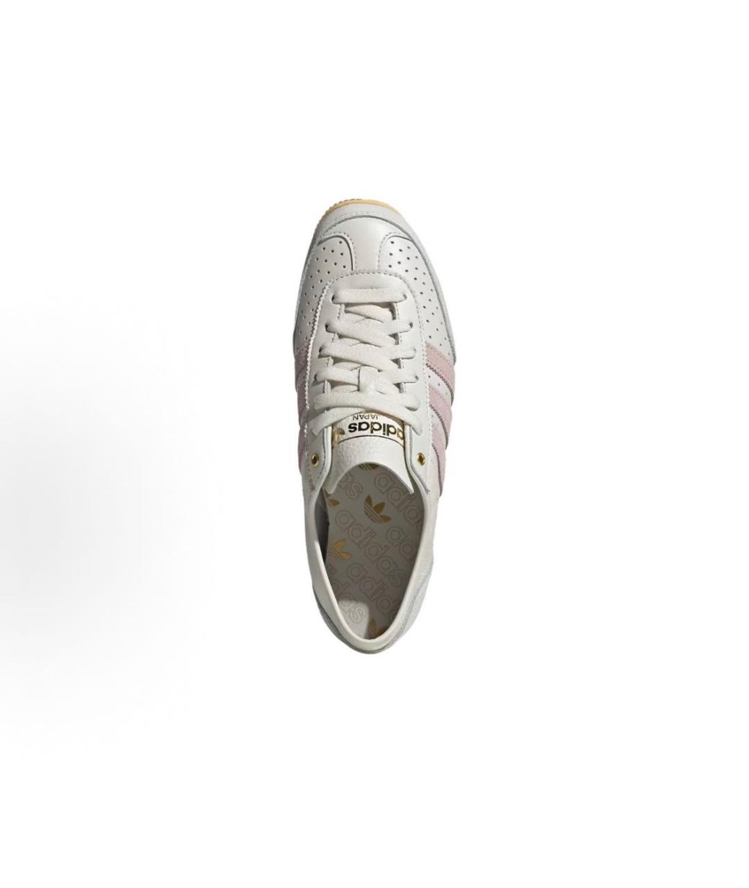 ADIDAS Белые кожаные кроссовки, фото 4