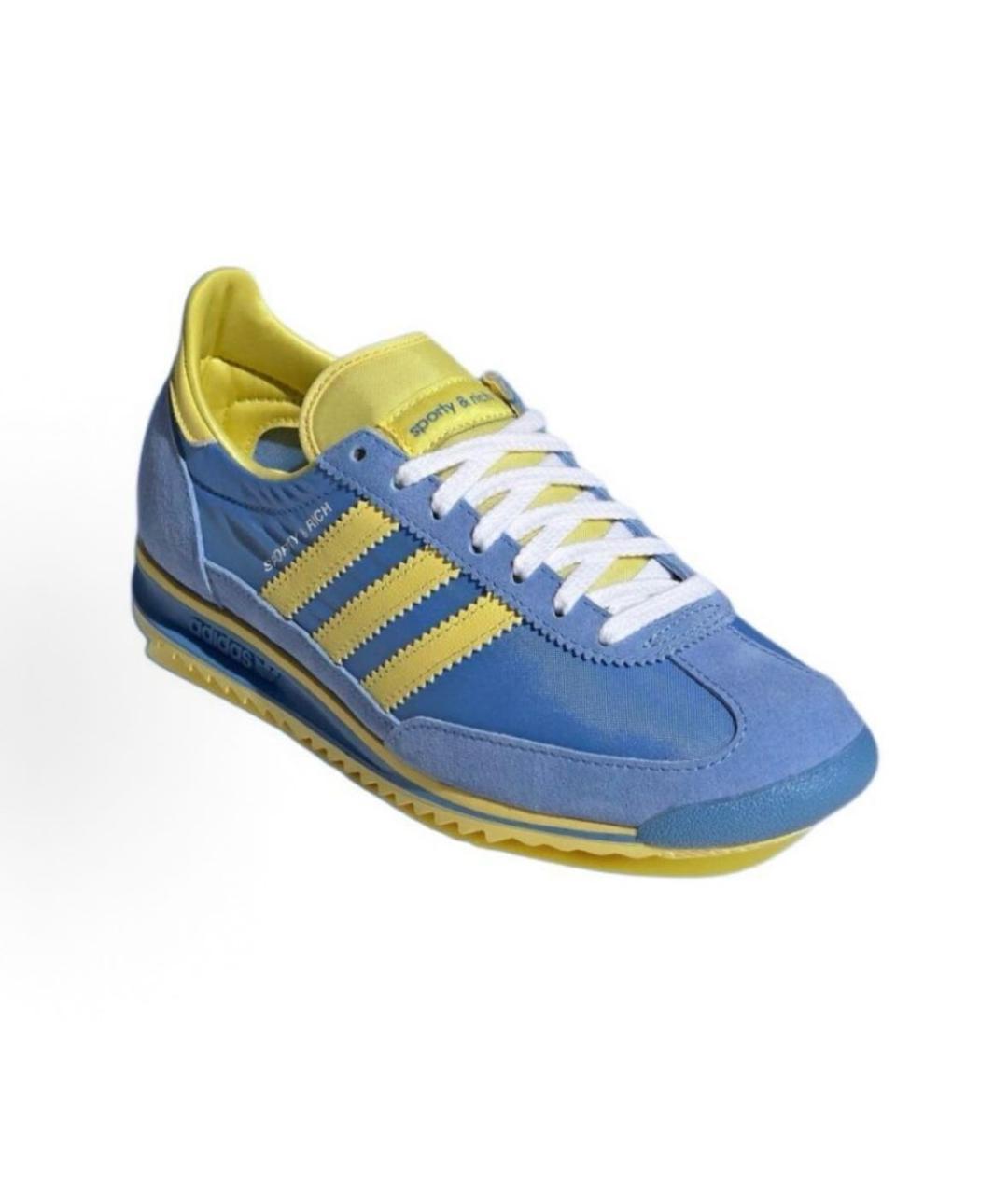 ADIDAS Синие текстильные кроссовки, фото 4