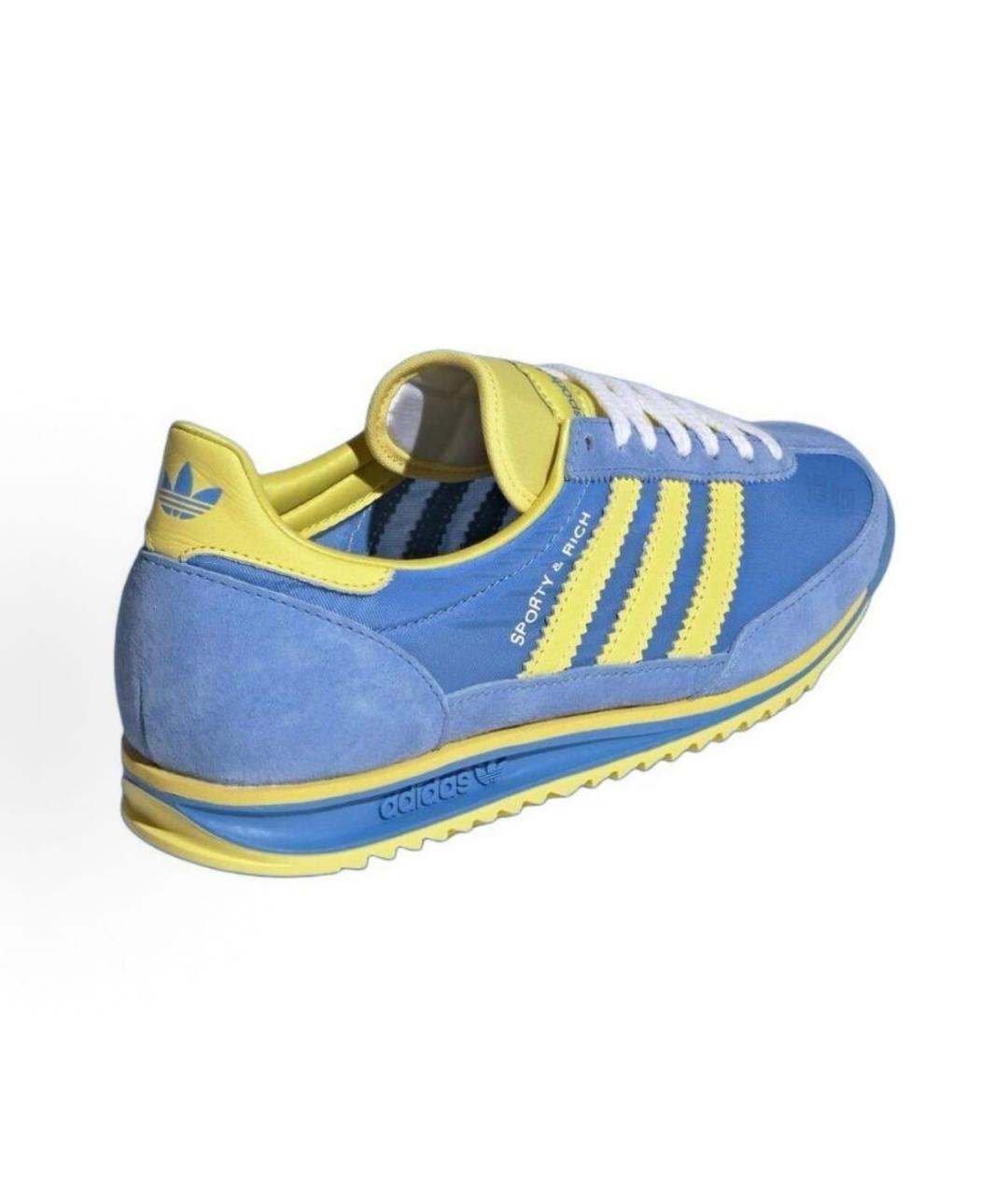 ADIDAS Синие текстильные кроссовки, фото 5