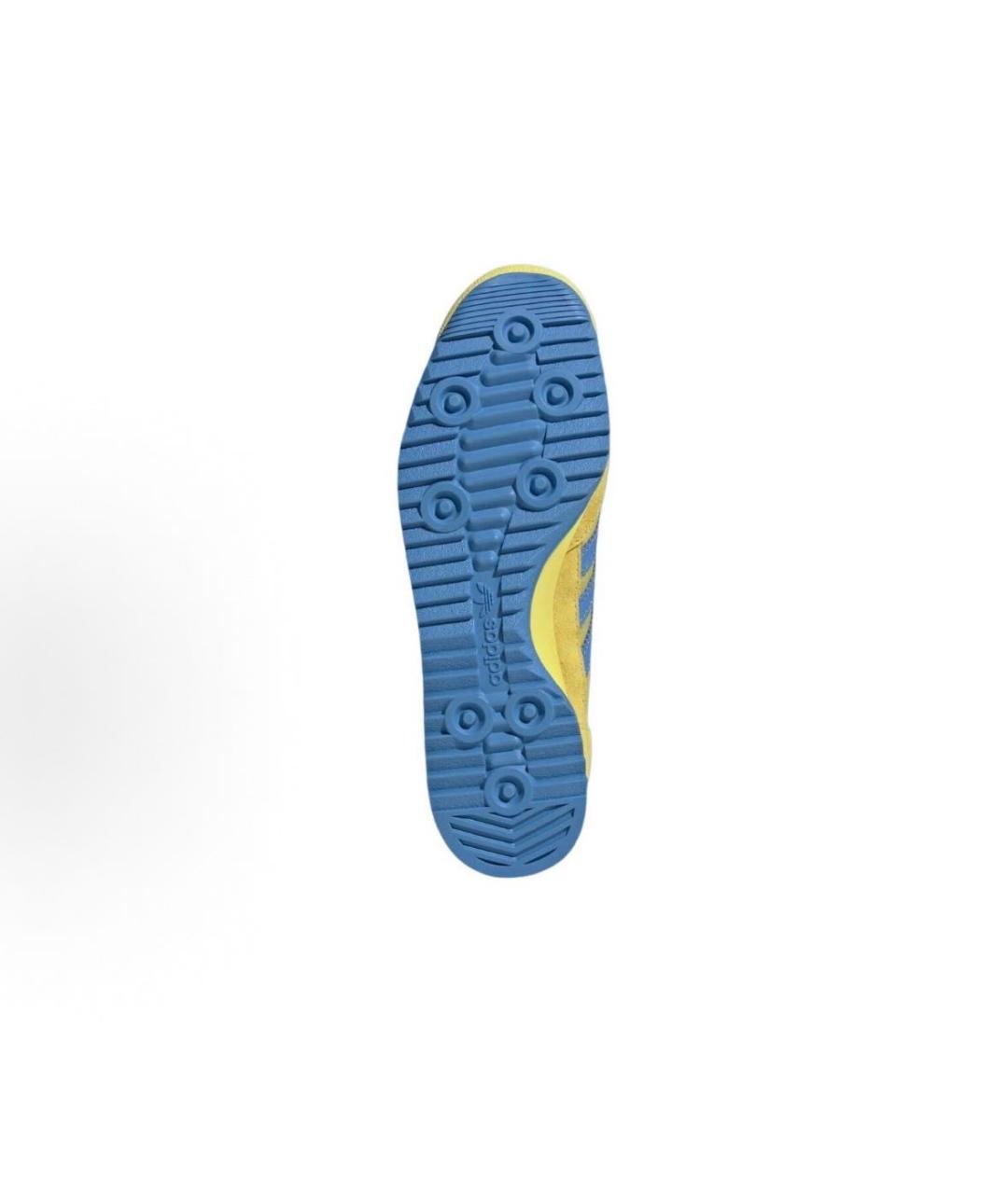 ADIDAS Горчичные текстильные кроссовки, фото 5