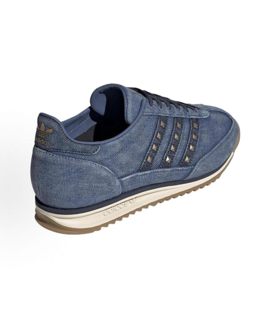 ADIDAS Синие текстильные кроссовки, фото 5