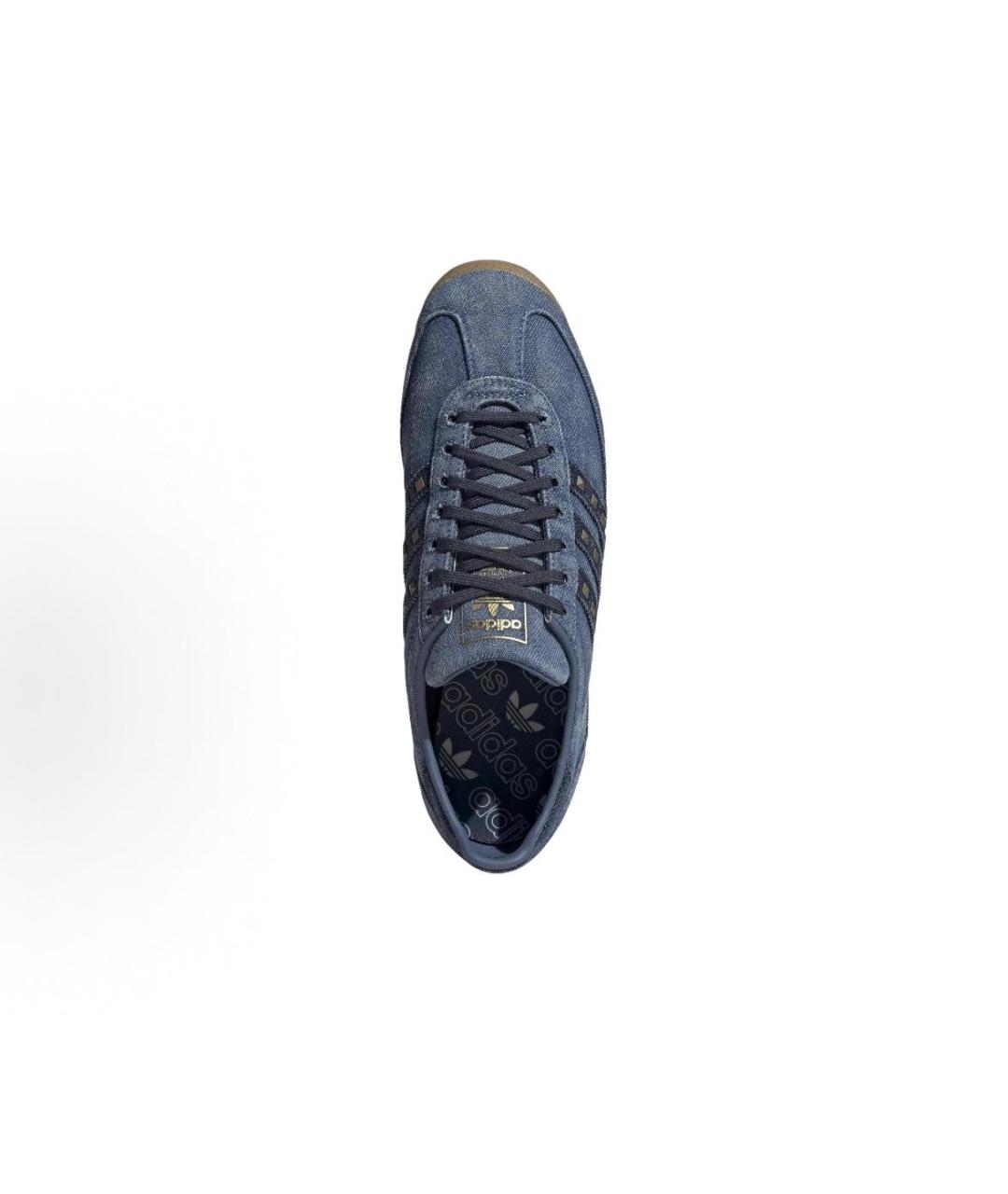 ADIDAS Синие текстильные кроссовки, фото 4