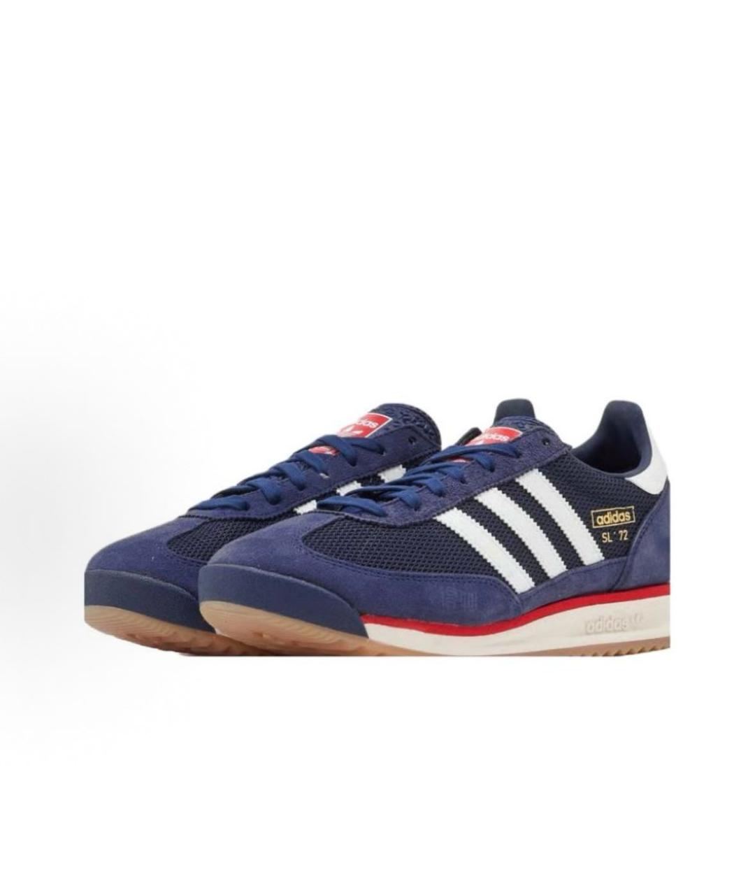 ADIDAS Синие текстильные кроссовки, фото 3