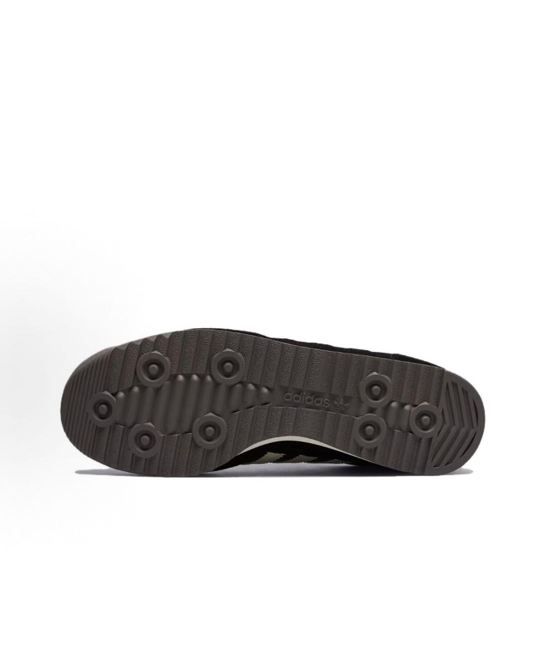 ADIDAS Черные кожаные кроссовки, фото 5