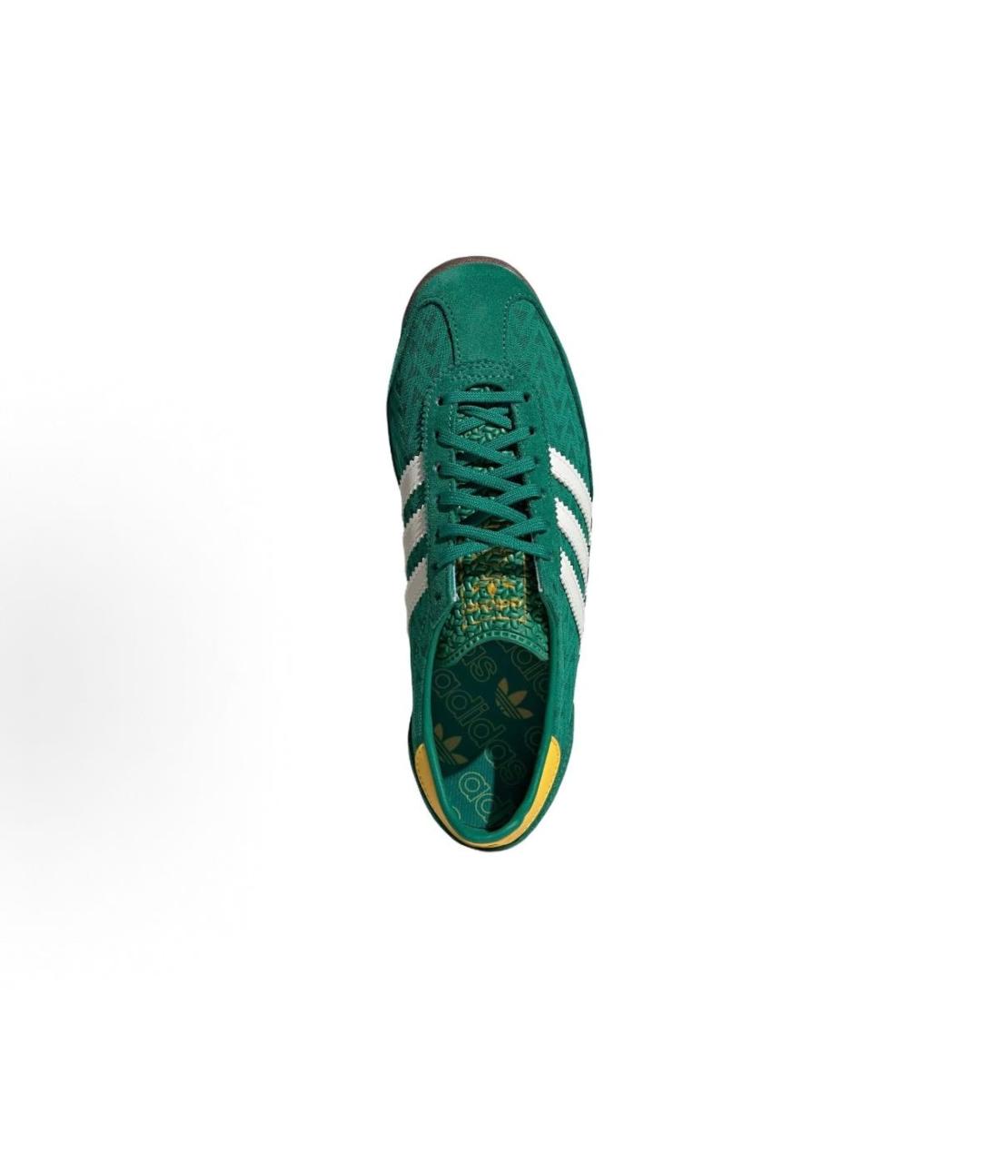 ADIDAS Зеленые текстильные кроссовки, фото 4
