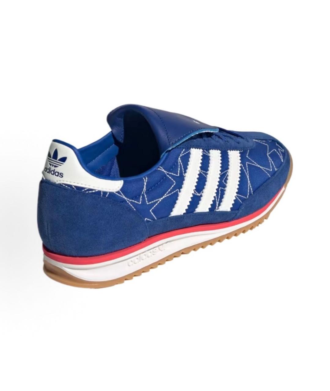 ADIDAS Синие текстильные кроссовки, фото 4