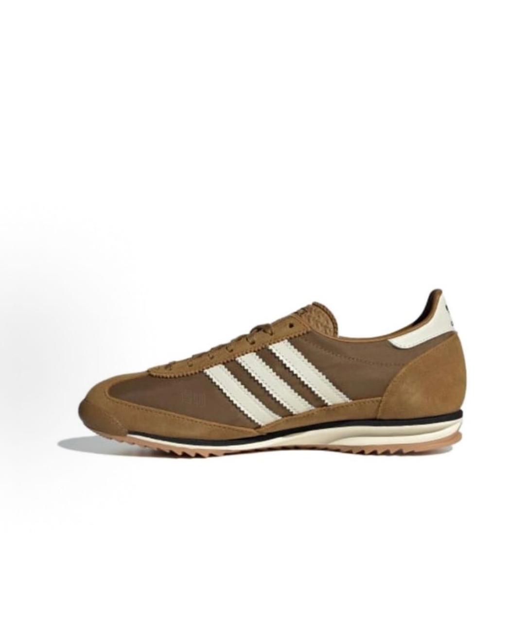 ADIDAS Коричневые текстильные кроссовки, фото 2