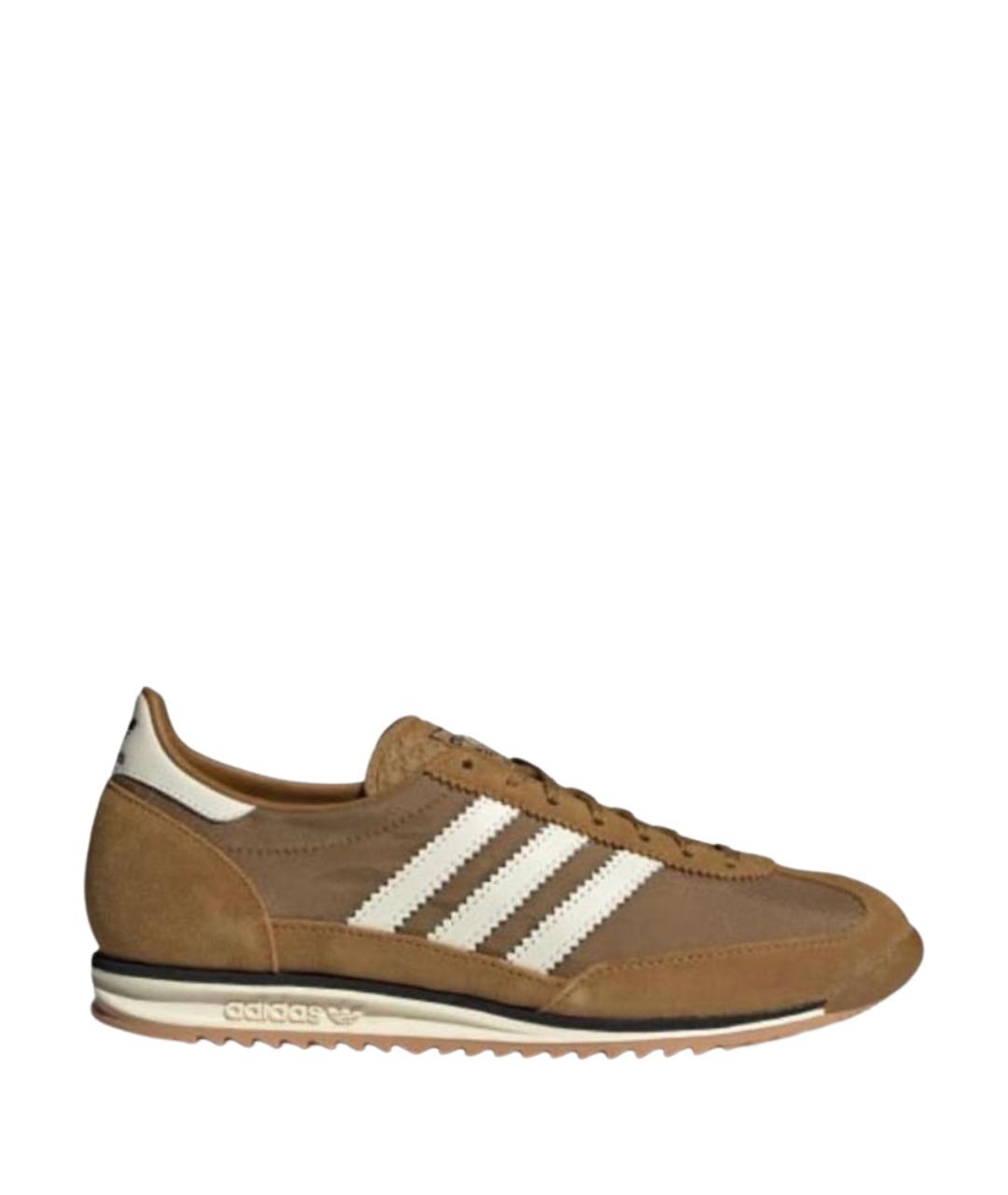 ADIDAS Коричневые текстильные кроссовки, фото 1